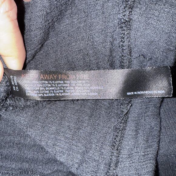 Free People Black Long Sleeve Sunday Dreaming Mini Dress Sz XS Gauze Preppy Cute - Picture 8 of 8